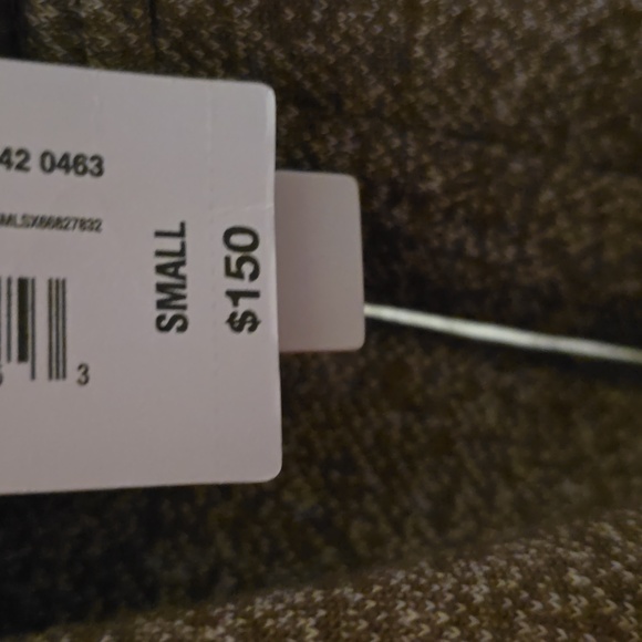 LIZ CLAIBORNE WOMEN'S BEAUTIFUL "TAUPE TWEED" HOODED  WINTER COAT SIZE SMALL - Picture 9 of 16